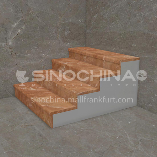 Natural red hot-selling marble M-CB90H staircase